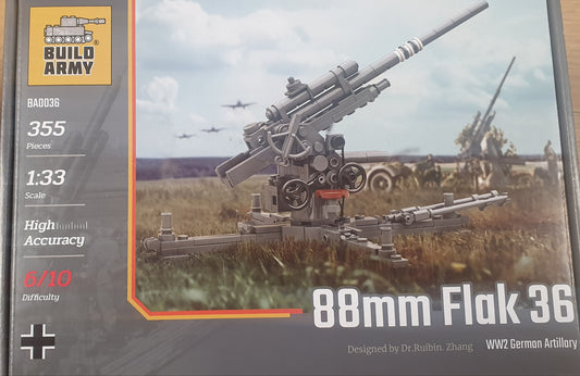 GERMAN 88mm FLAK 36 ARTILLERY.  B0036