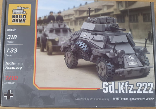 WW2 GERMAN ARMOURED VEHICLE.  B0222