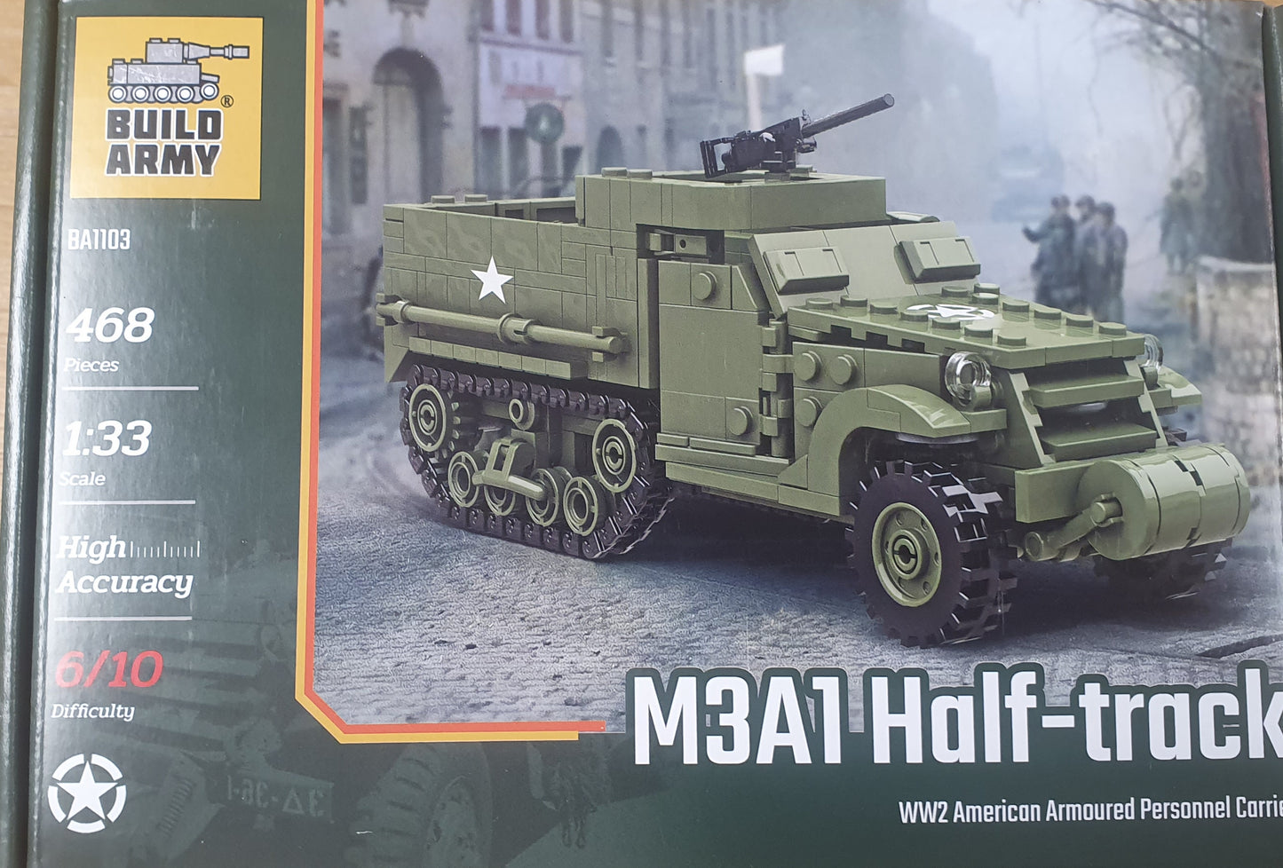 WW2 AMERICAN M3A1 HALF TRACK.  BA1103