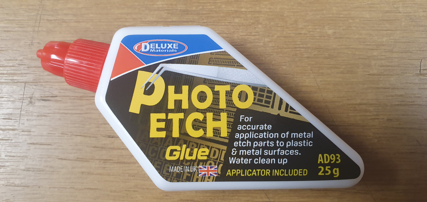 DELUXE MATERALS PHOTO ETCH GLUE.  AD93