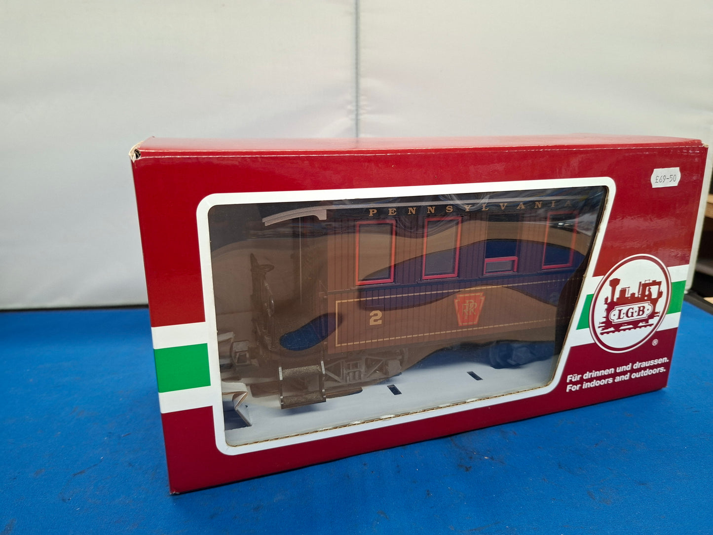 LGB  PRR 8 wheel Coach 2nd (used)