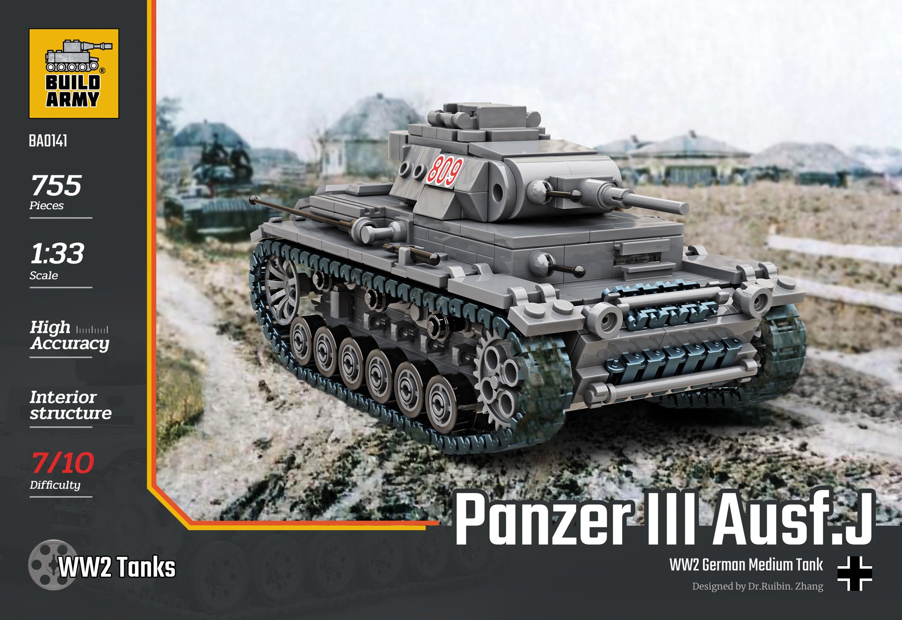 Panzer 3 755 pcs B0141