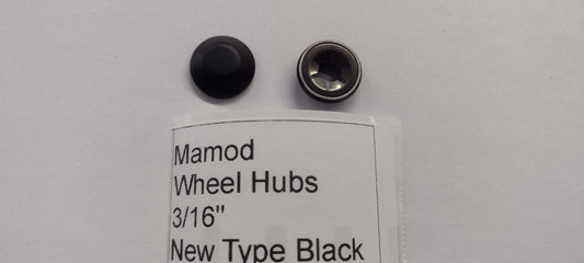 Mamod Wheel Hubs 3/16" Black