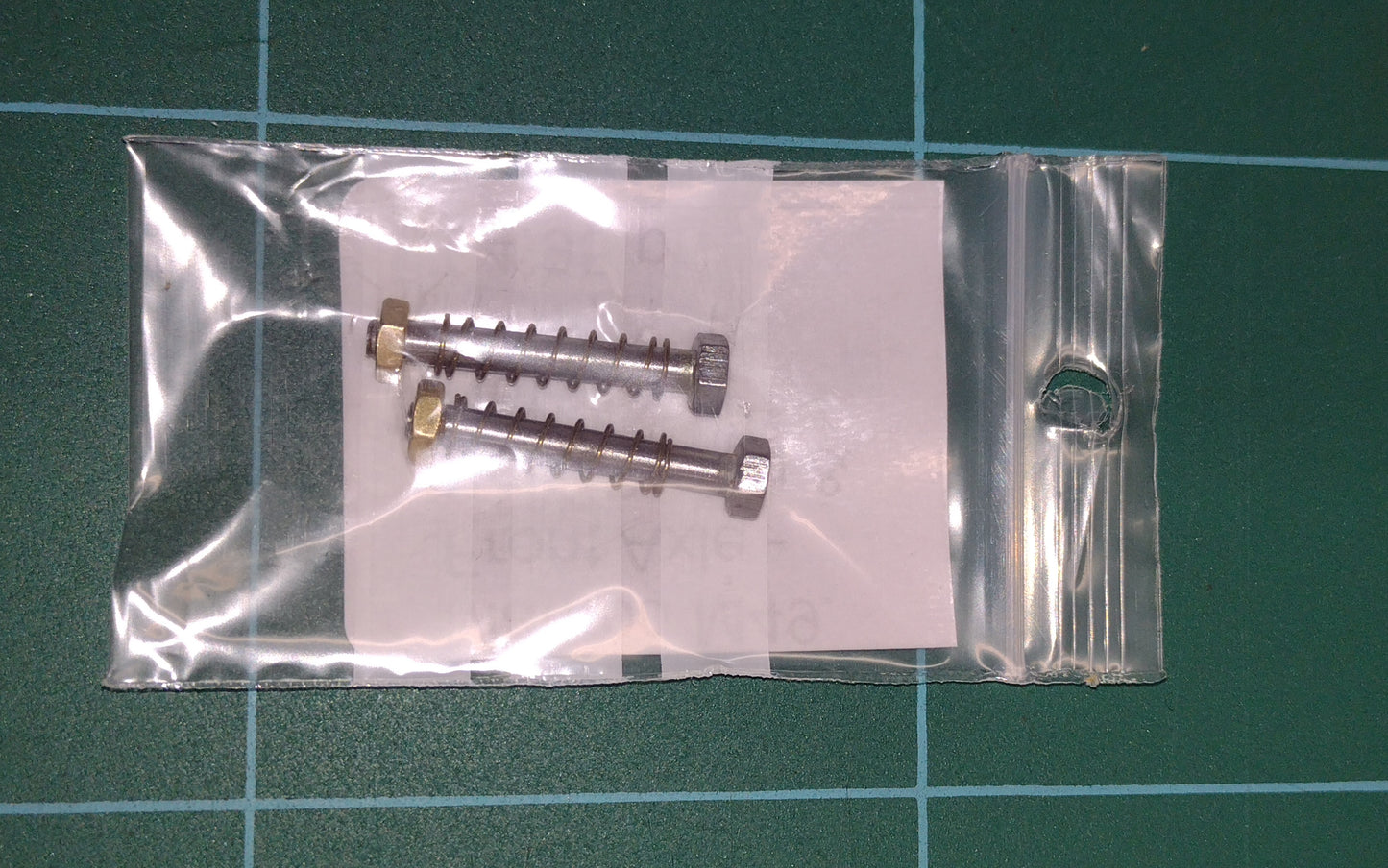 Mamod Front Axle Bolt, Spring & Nut. M49