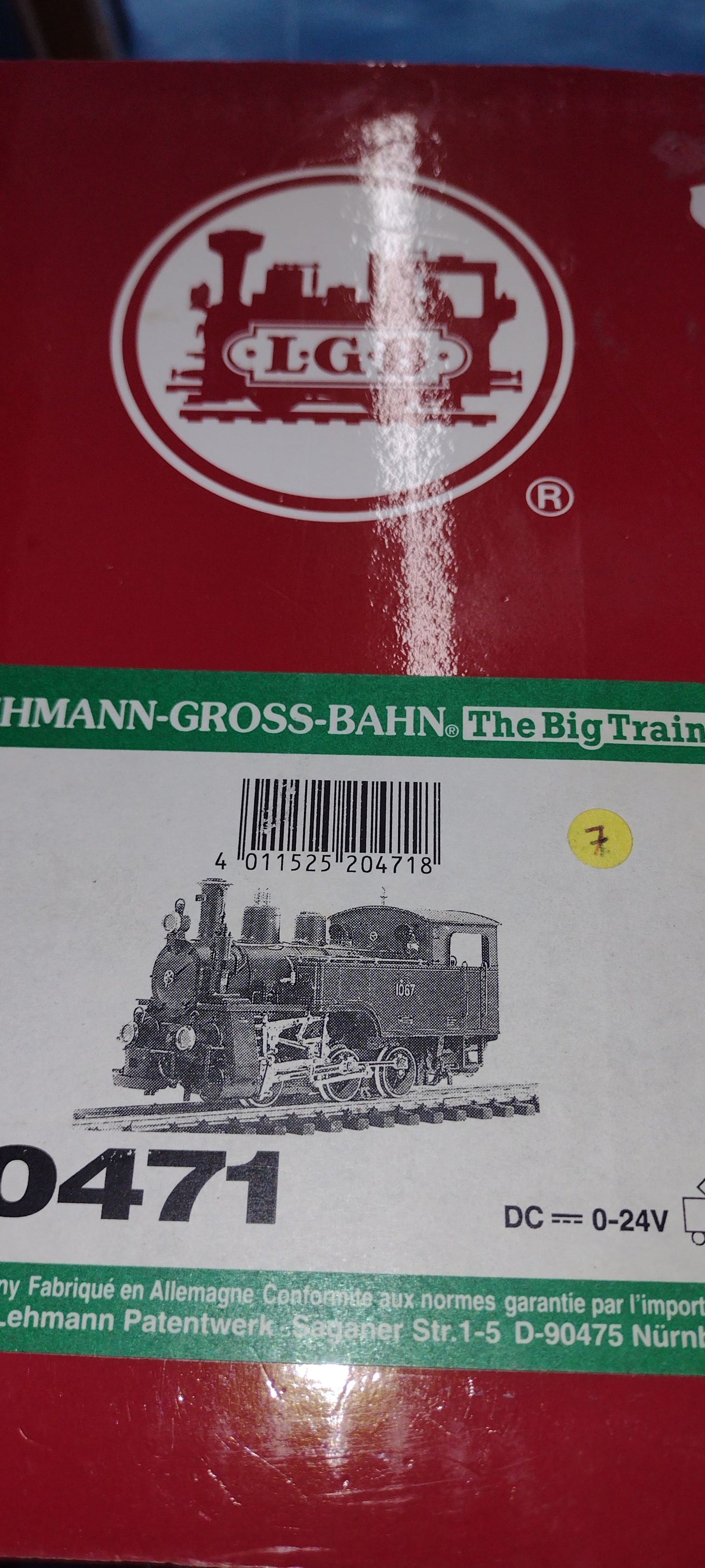20471 LGB G Scale Battenburg Rack Loco (Second Hand)