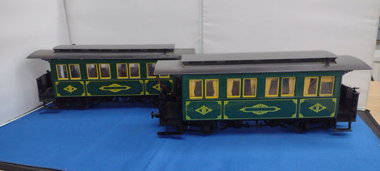 LGB G Scale Mountain Railway Coaches (Pair) (Second Hand)
