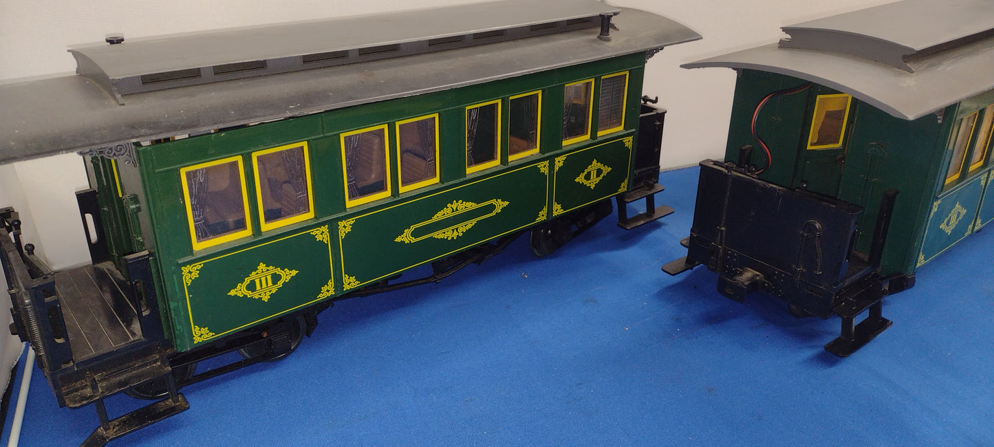 LGB G Scale Mountain Railway Coaches (Pair) (Second Hand)