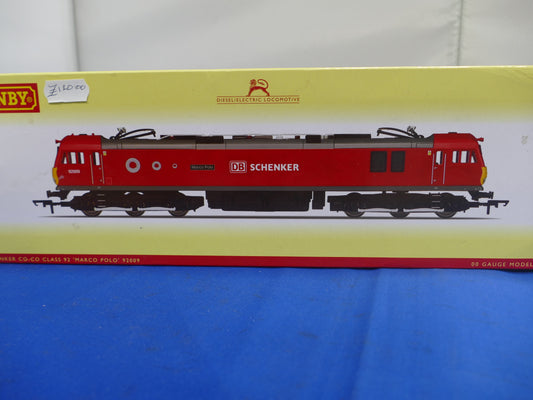 Hornby OO R3346 Class 92 Locomotive (Used)