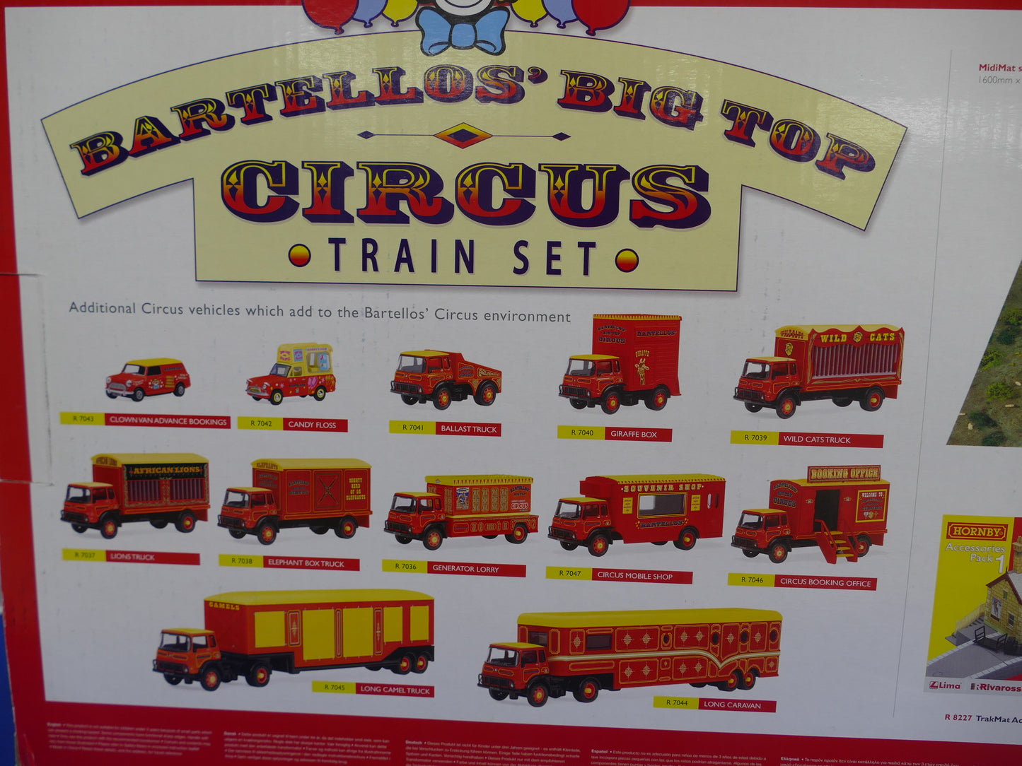 Hornby OO R1107 Bartellos' Big Top Circus Train Set (Used)