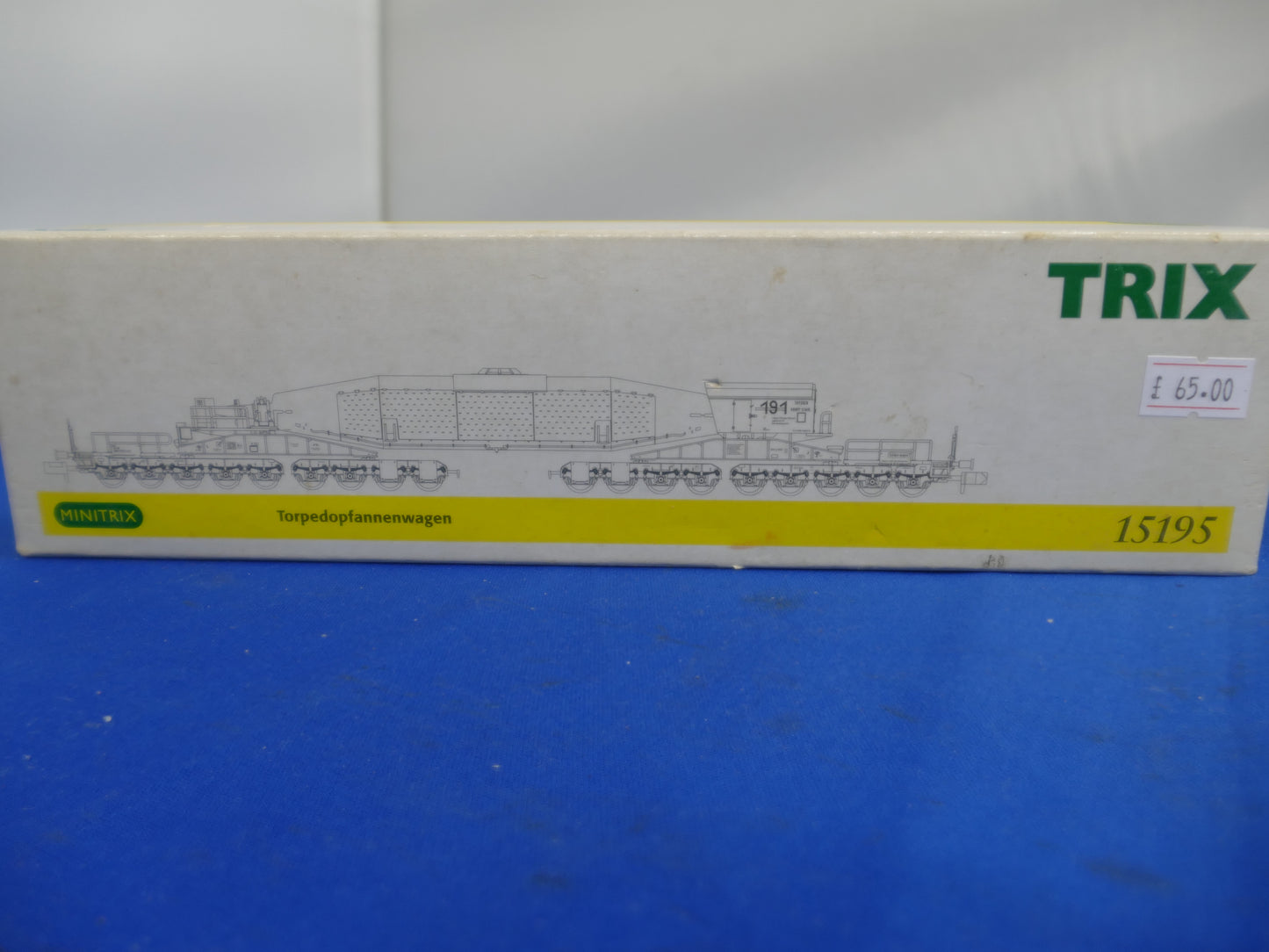 N Gauge Trix Torpedo Wagon (Used)