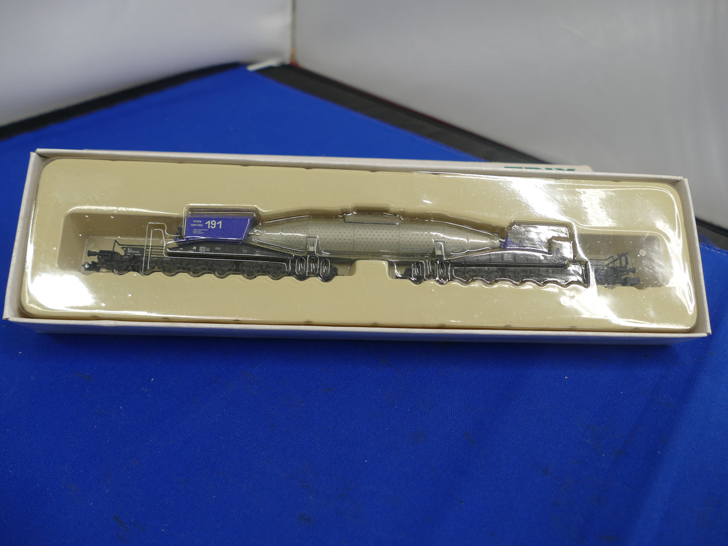N Gauge Trix Torpedo Wagon (Used)