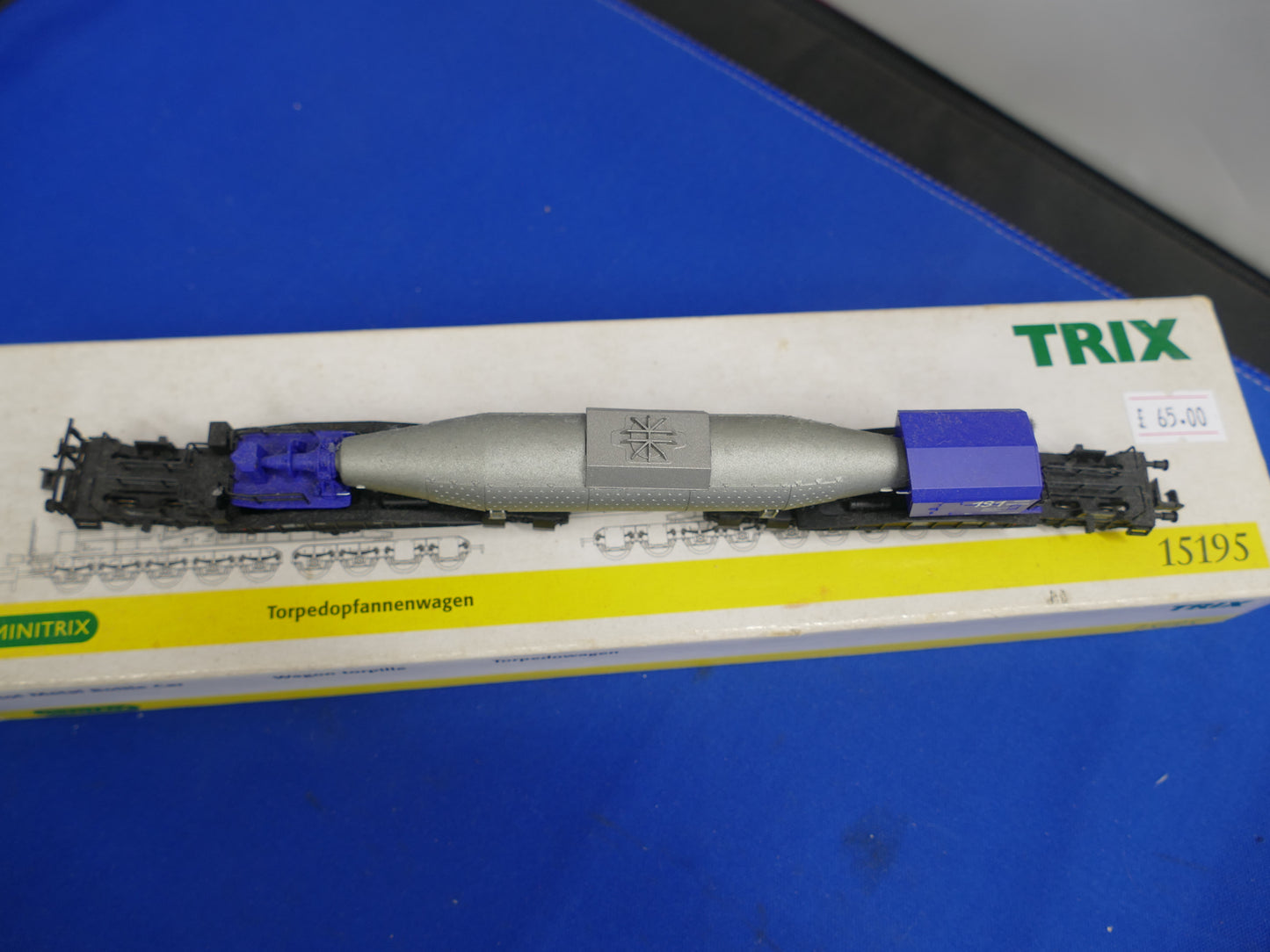 N Gauge Trix Torpedo Wagon (Used)
