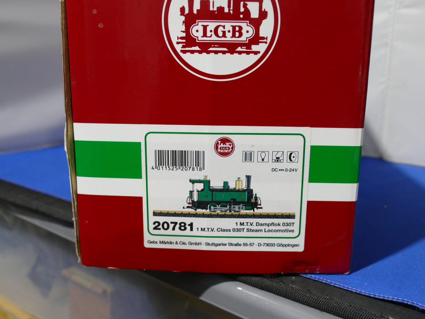 LGB G Scale M.T.V. Class 030T Steam Loco (used)