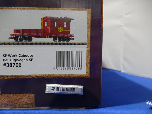 PIKO G Scale 38706 S F Work Caboose (used)