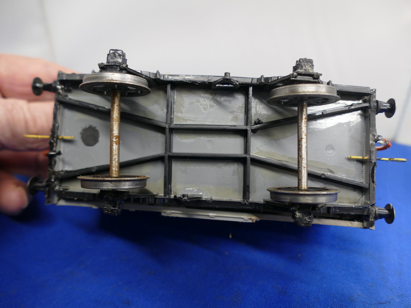 "O" Gauge Grey Box Van (used)