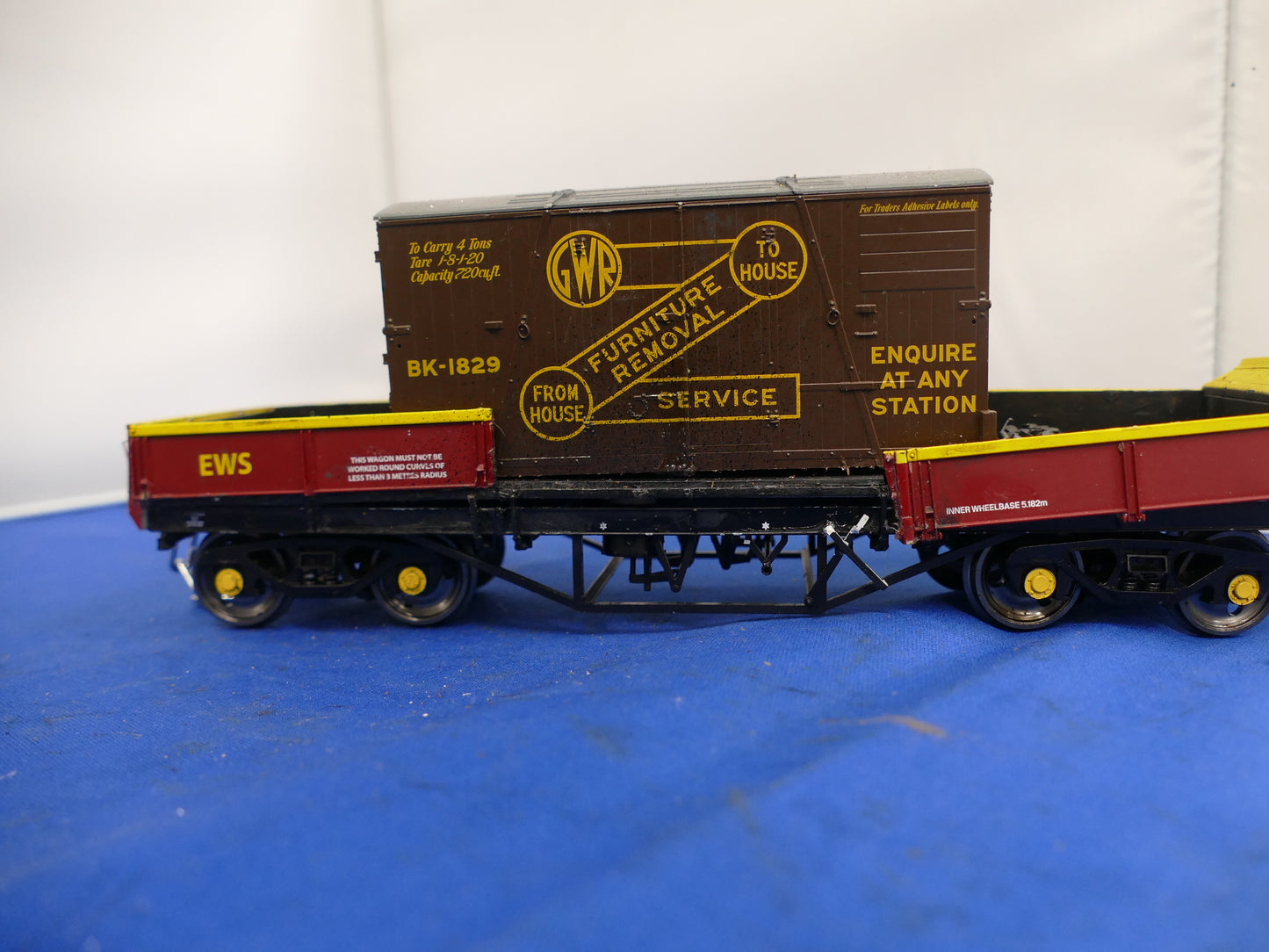 "O" Gauge Dapol Turbot Wagon with Load (used)