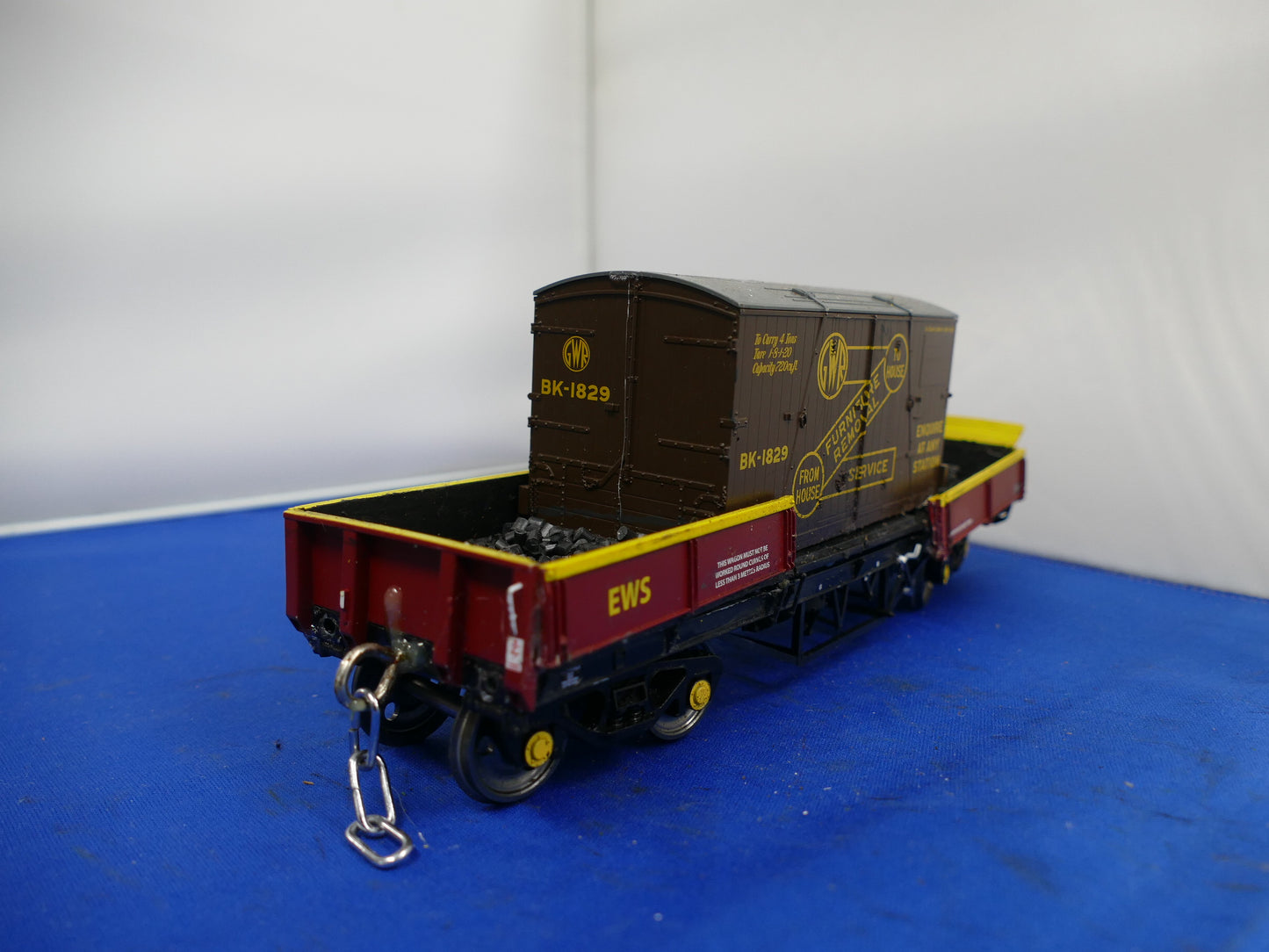 "O" Gauge Dapol Turbot Wagon with Load (used)
