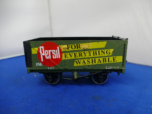 "O" Gauge "Persil" Open Plank Wagon (used)