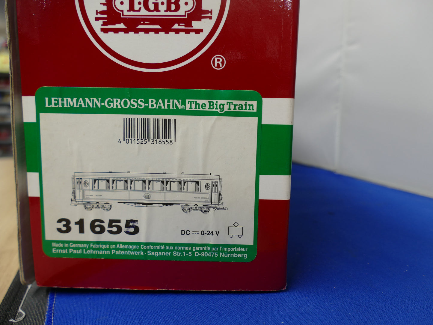 LGB G Scale Blue 1st Class Pullman (used)