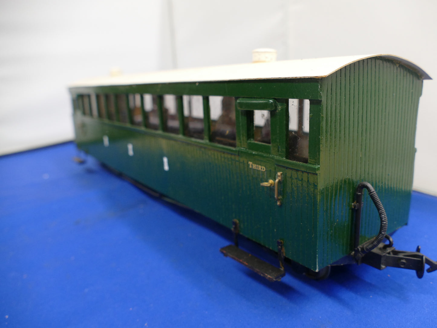 G Scale WHR 3rd Class Green Passenger Car (used)