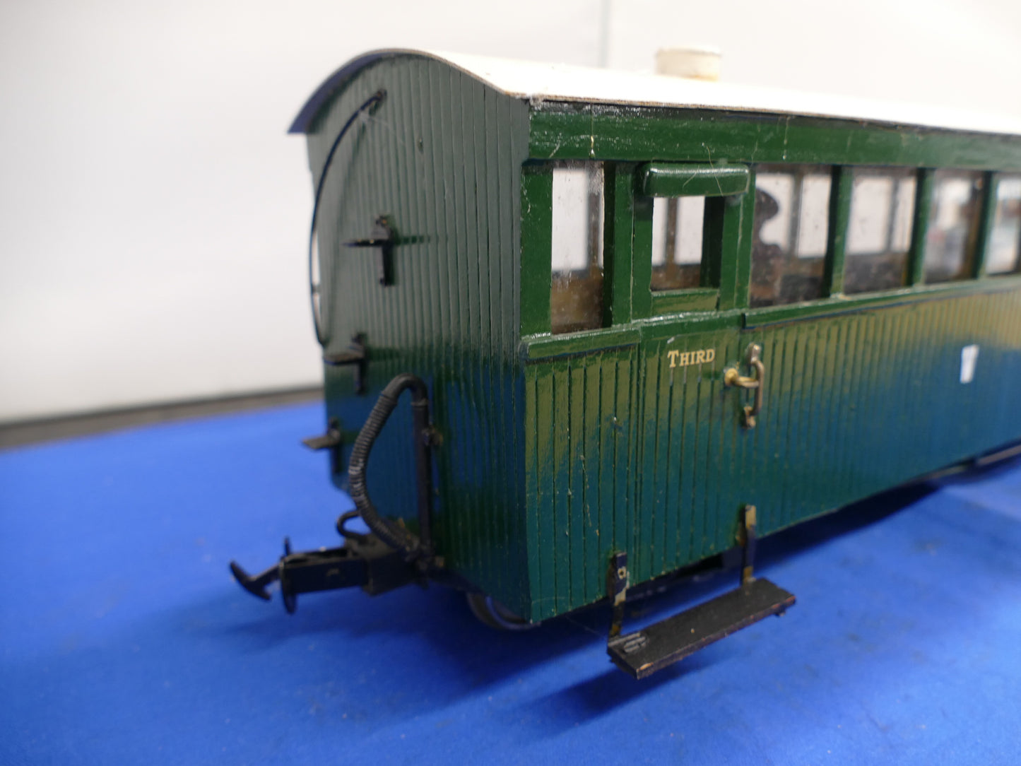 G Scale WHR 3rd Class Green Passenger Car (used)