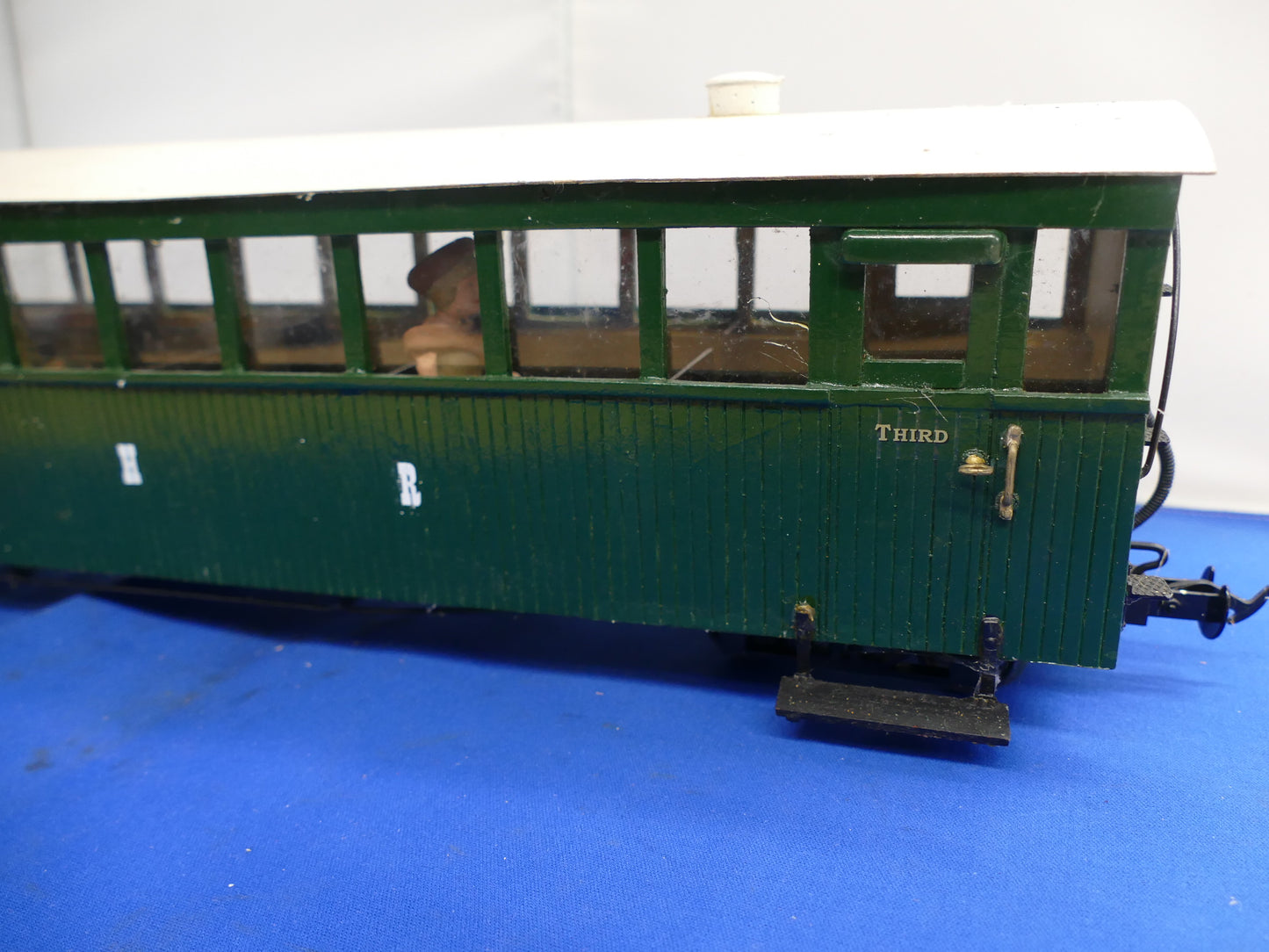 G Scale WHR 3rd Class Green Passenger Car (used)