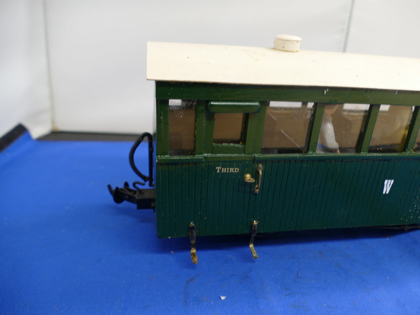 G Scale WHR 3rd Class Green Passenger Car (used)