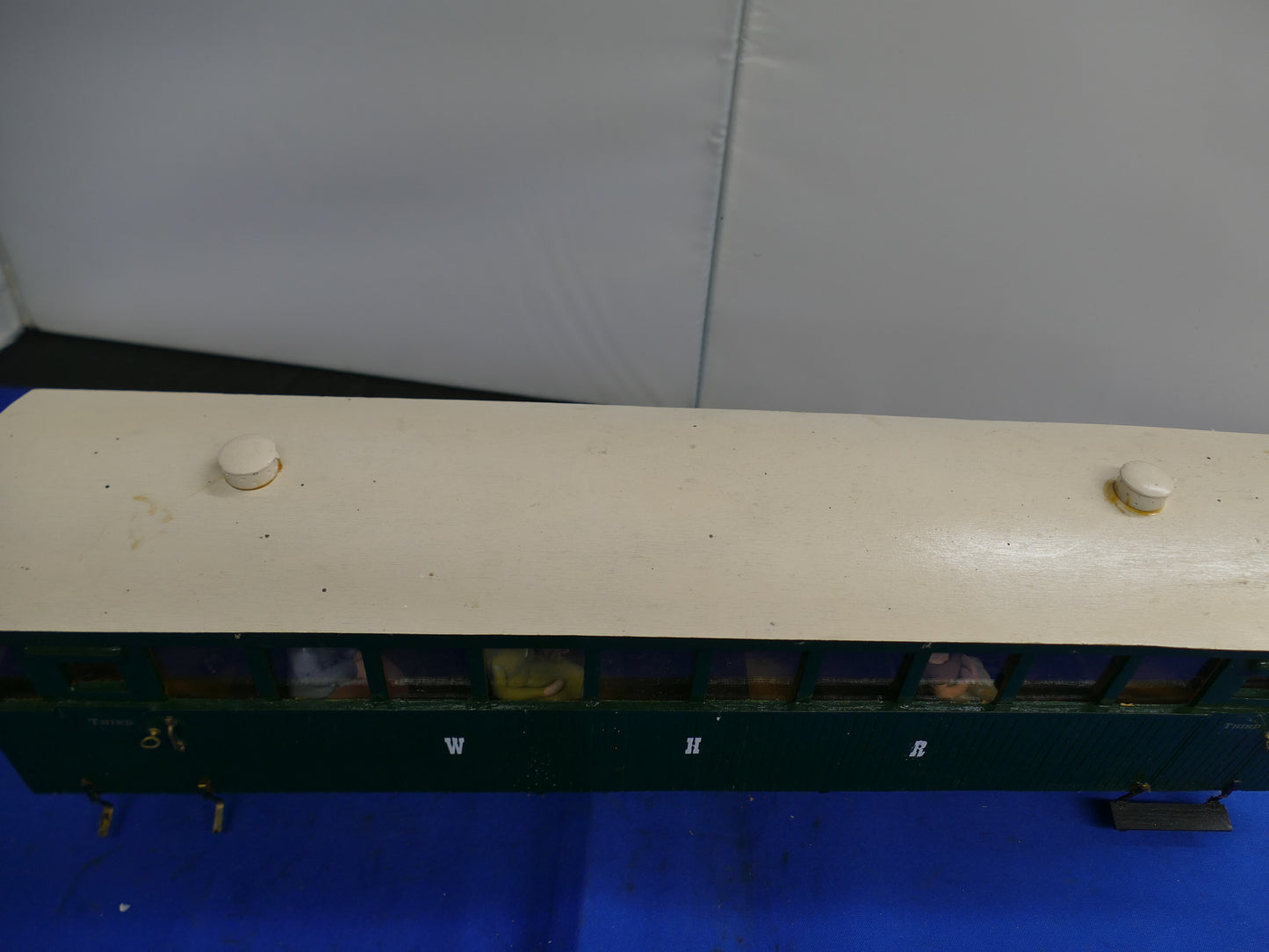 G Scale WHR 3rd Class Green Passenger Car (used)