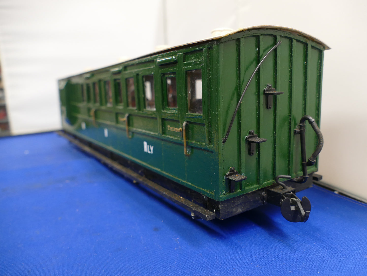 G Scale WHR 3rd Class Green Passenger Car (used)
