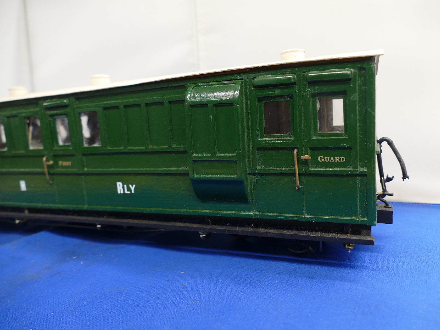 G Scale WHR 3rd Class Green Passenger Car (used)