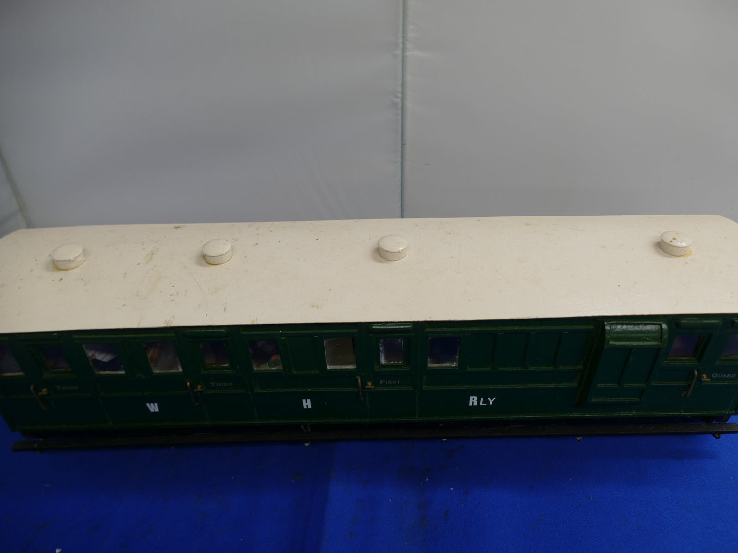 G Scale WHR 3rd Class Green Passenger Car (used)
