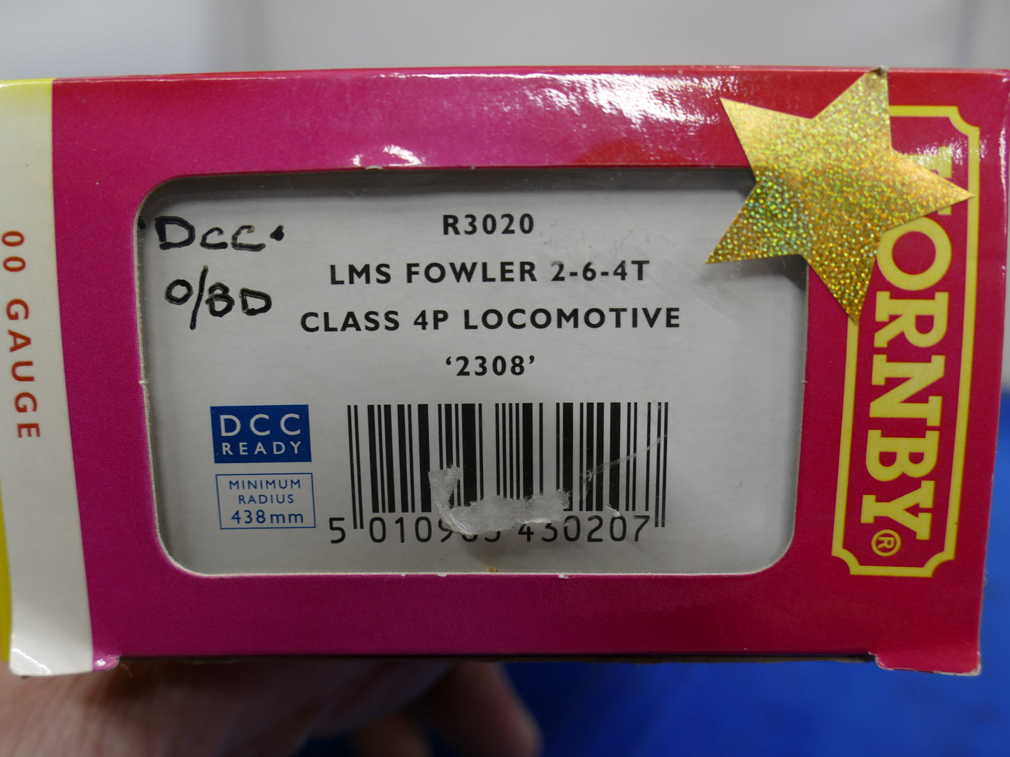 Hornby OO R3020 LMS Fowler 2-6-4T Loco (used)