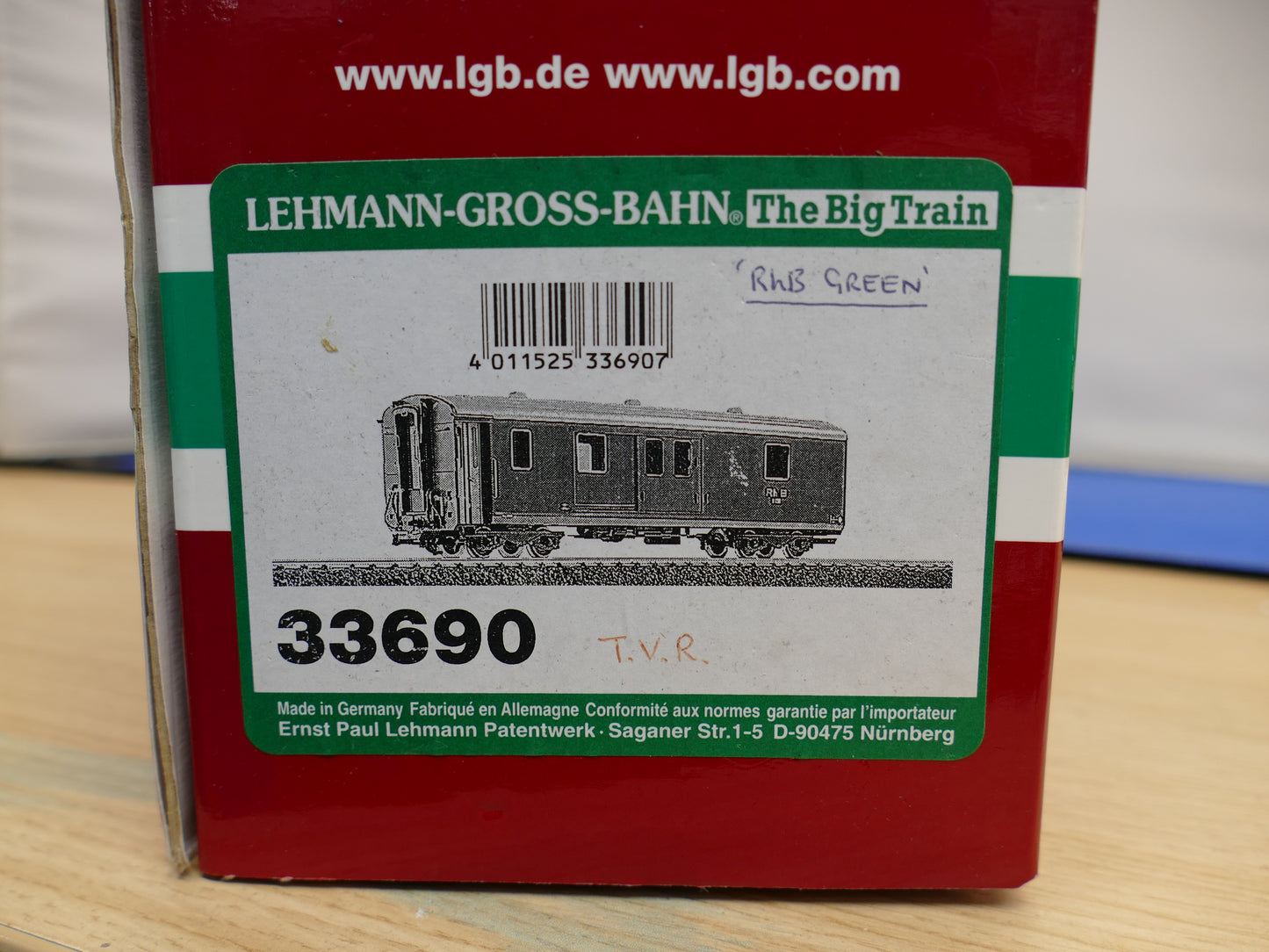 LGB RHB Passenger Coach 3167 (used)