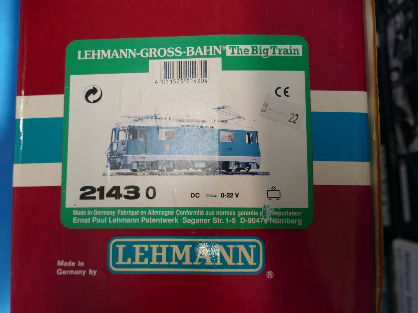 LGB G Scale - 2143 RhB Diesel (used)