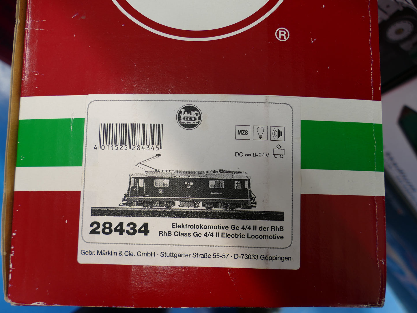 LGB G Scale - 28434 RhB Diesel (used)