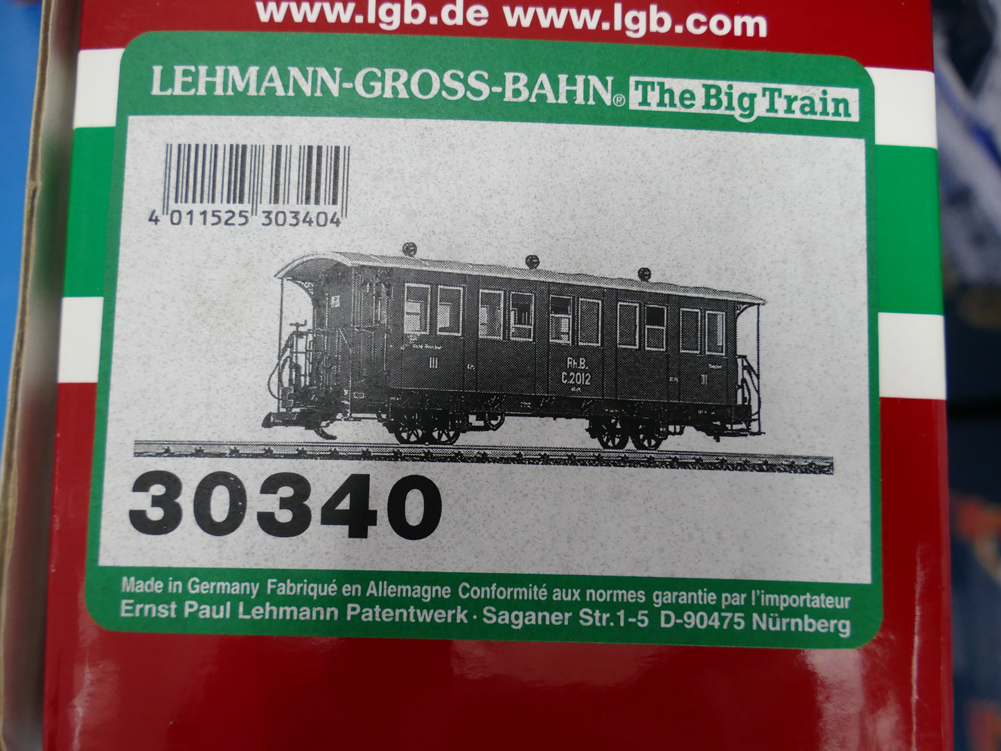 LGB RHB C2012 Coach (used)