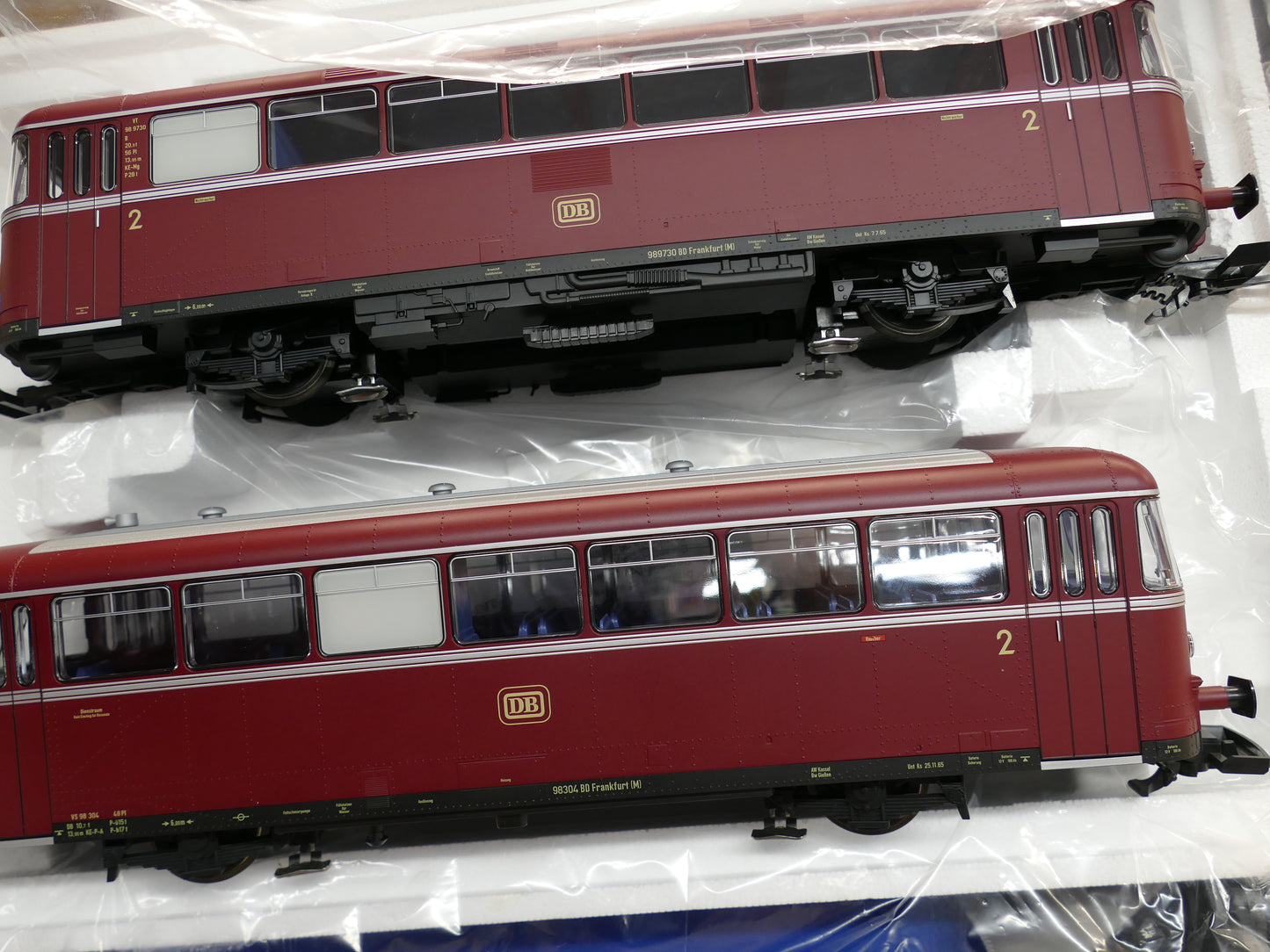 Piko 37300 Railbus & Trailer VT98 (used)