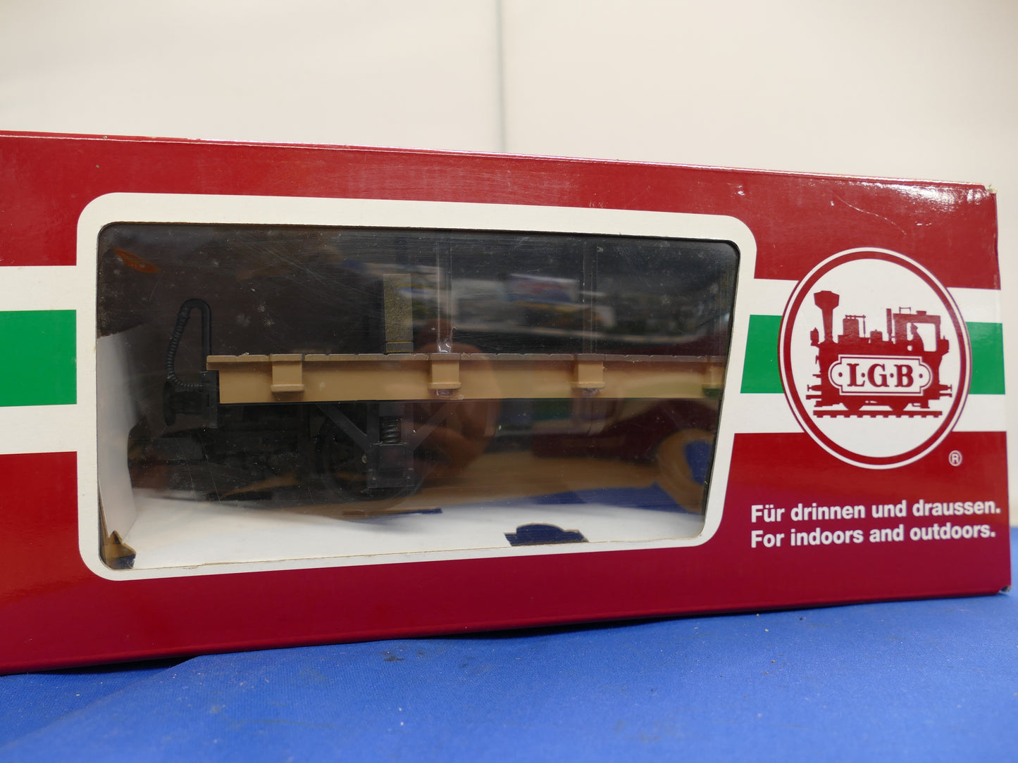 LGB 45000 Flat Wagon with Load (used)
