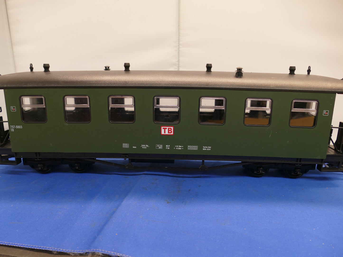 Train Bogie Coach Green (used)
