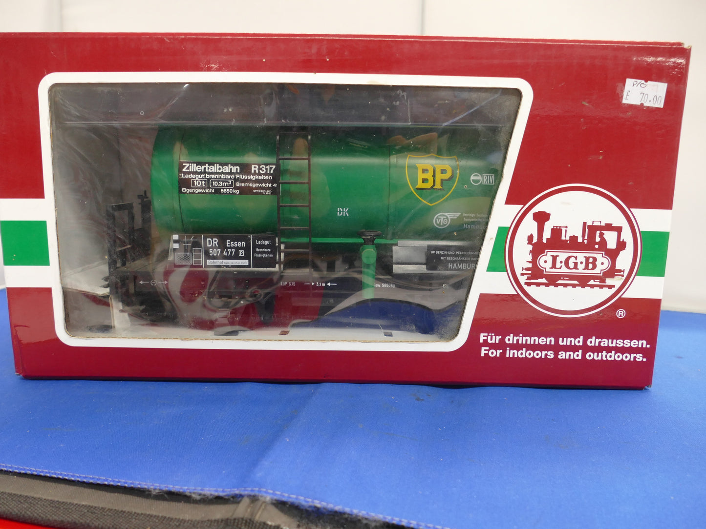 LGB BP Tank Wagon G Scale - 46400 (used)
