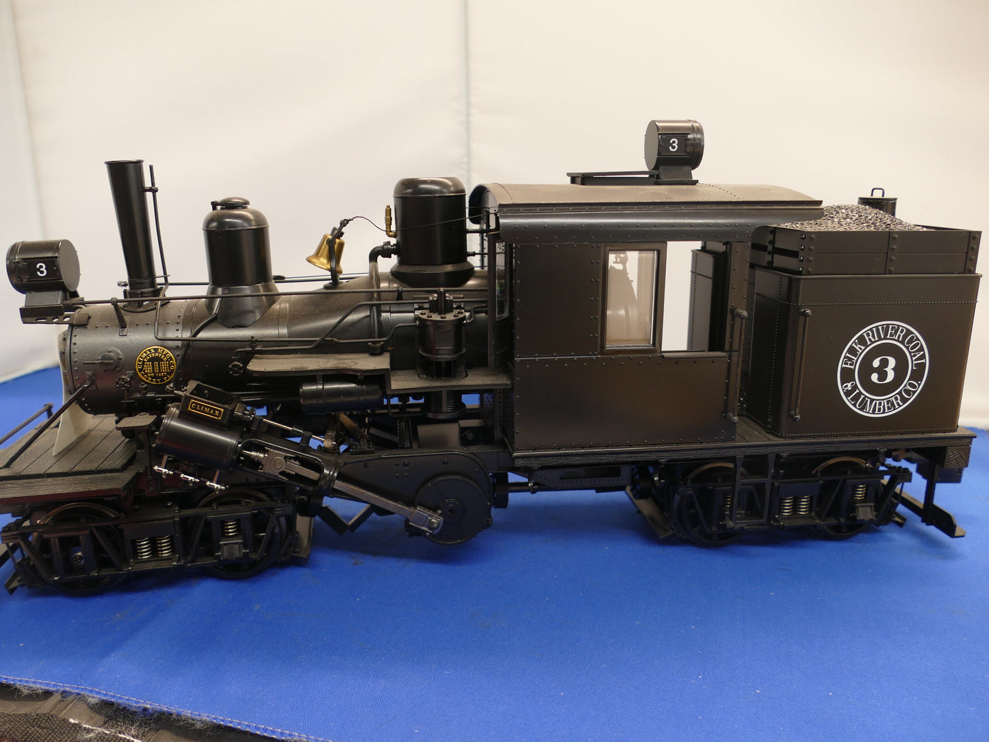 Bachmann Spectrum G Scale - Climax Two-Truck - Elk River Coal & Lumber (used)