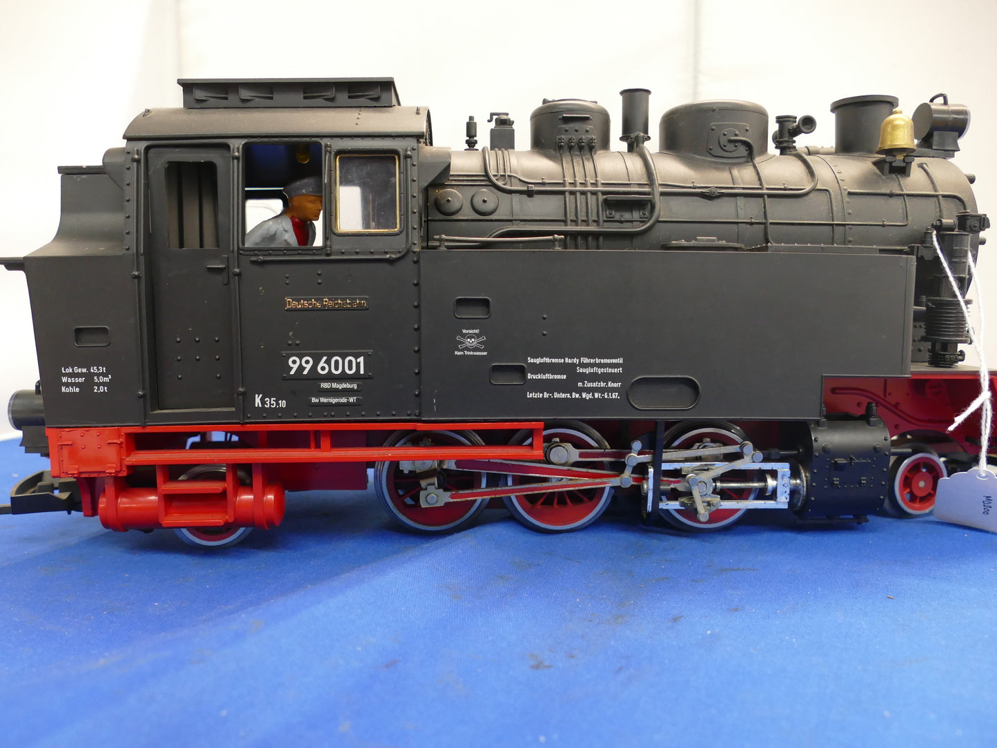 LGB 2080 D B DR steam loco 99 6001 (used)