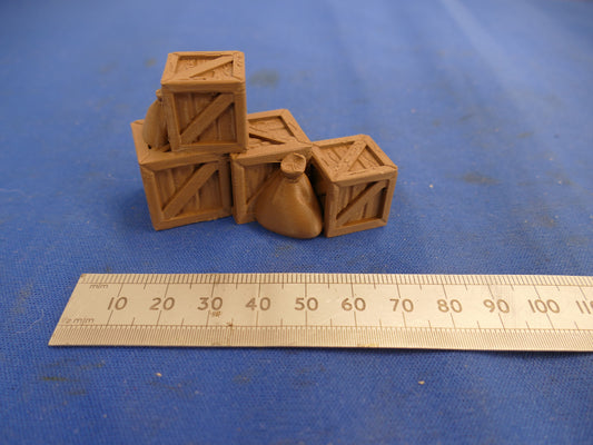 3D Collection - Stack of Crates Mixed