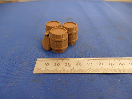 3D Collection - Stack of Barrels