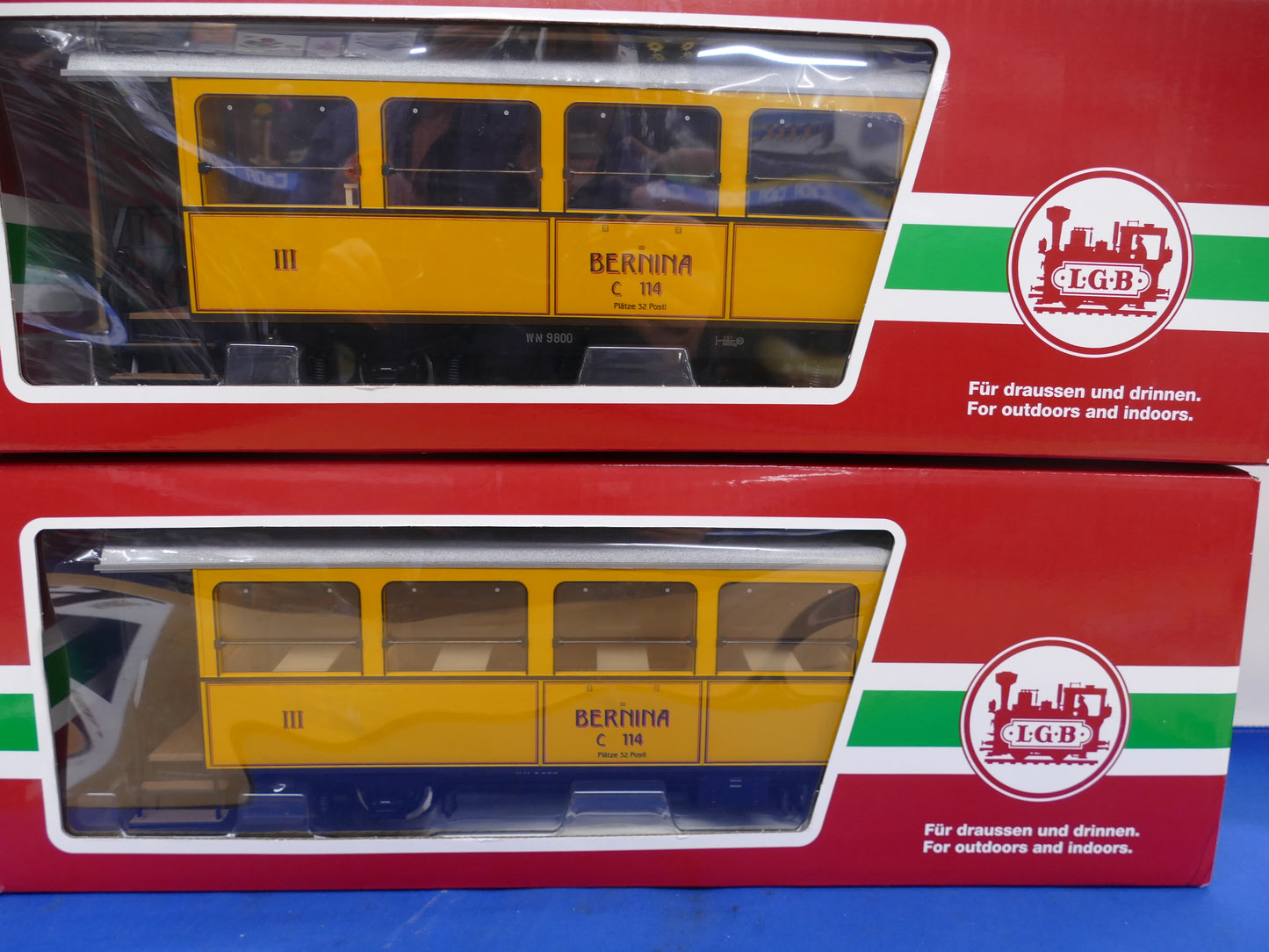LGB G Scale RhB Bar Car, Car Number C 114 30563 (used)