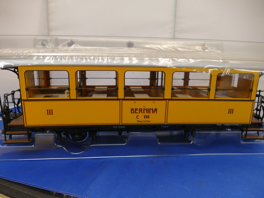 LGB G Scale RhB Bar Car, Car Number C 114 30563 (used)