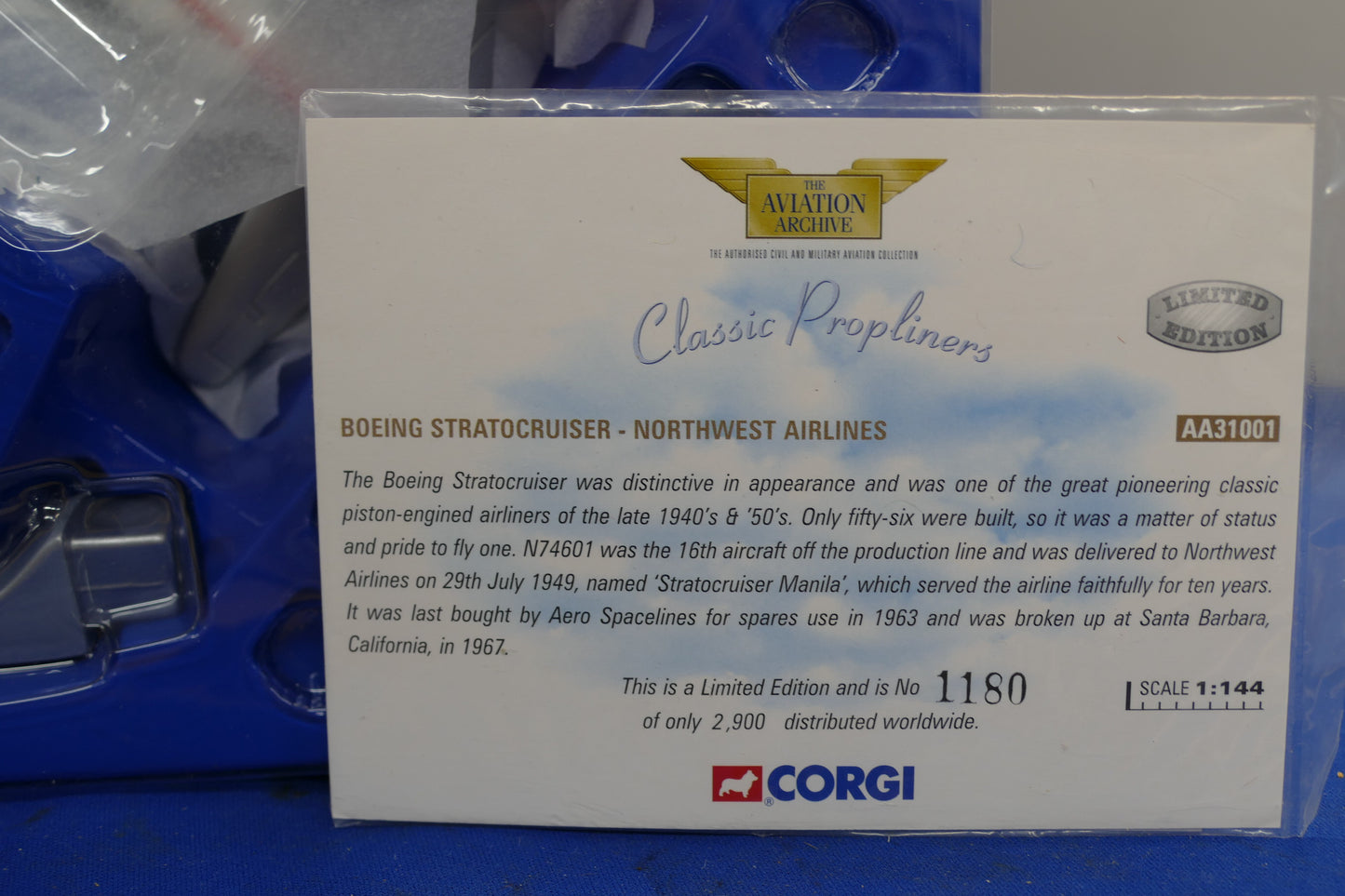Corgi Boeing Stratocruiser (pre owned)