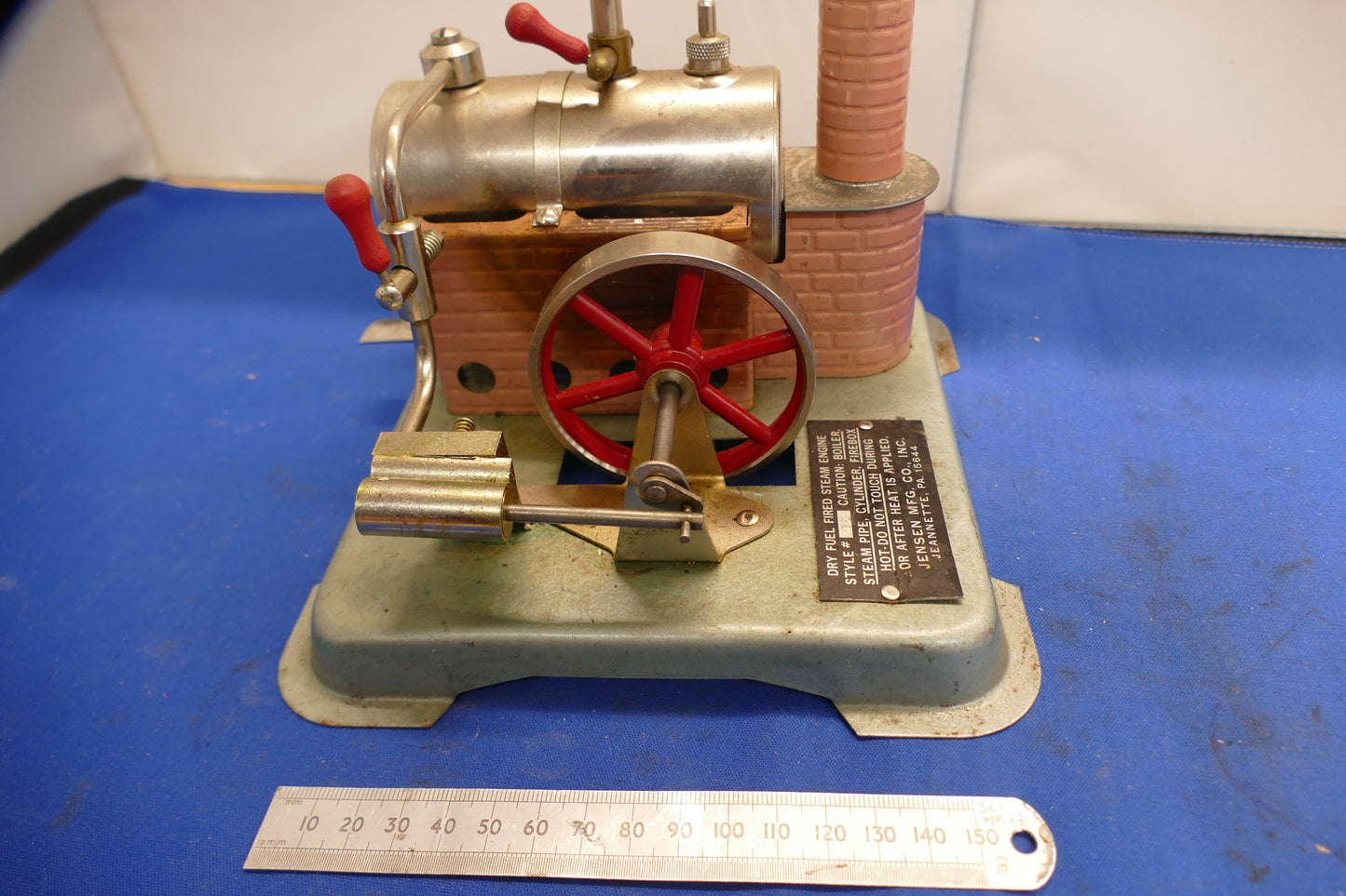 Jensen Static Live Steam Horizontal Model Engine (used)