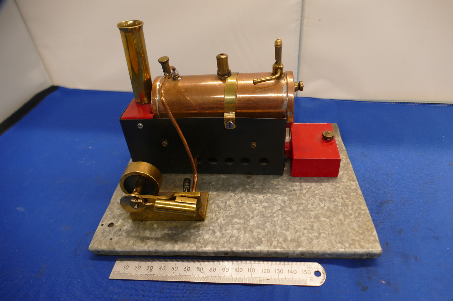 Copper Horizontal Live Steam Engine