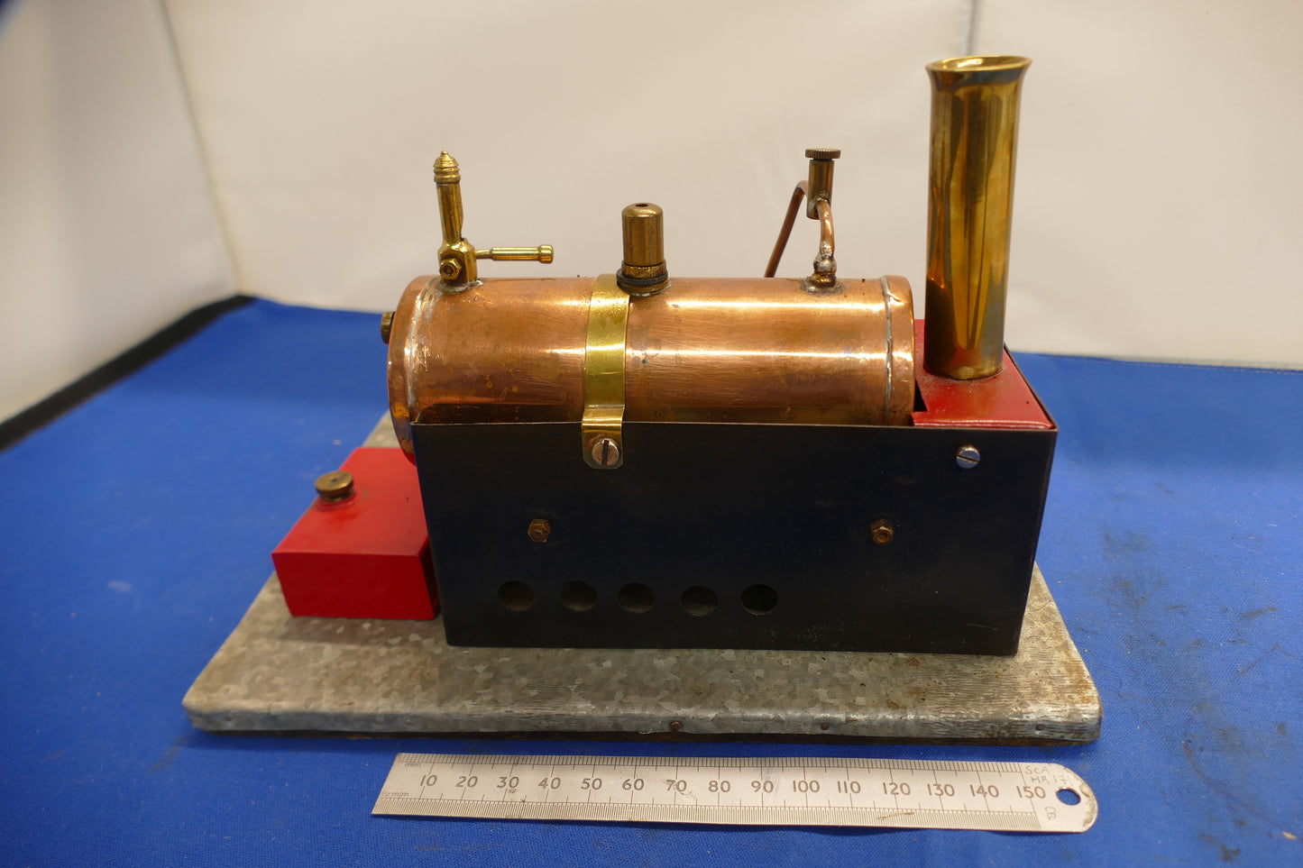 Copper Horizontal Live Steam Engine
